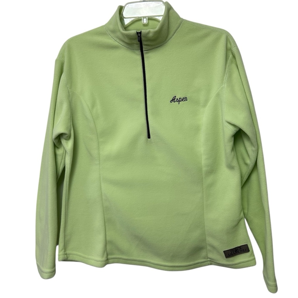 Black Diamond Green Performance Zip Up Fleece
